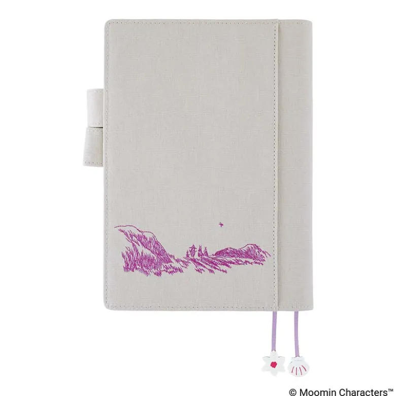 Hobonichi | Agenda Hobonichi Cousin A5 Moomin: My Yard (Pink Gray) 2027