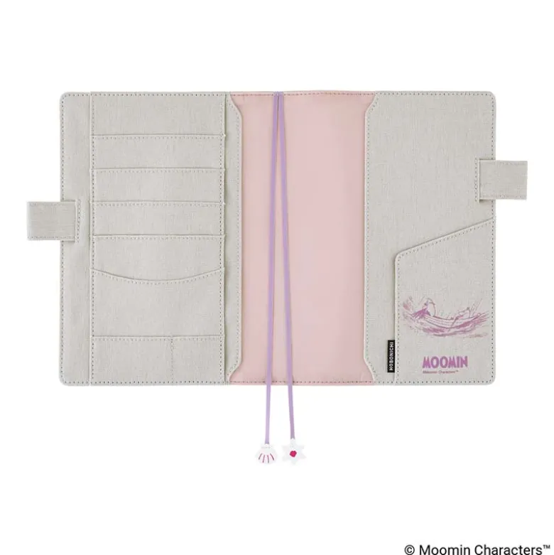Hobonichi | Agenda Hobonichi Cousin A5 Moomin: My Yard (Pink Gray) 2027