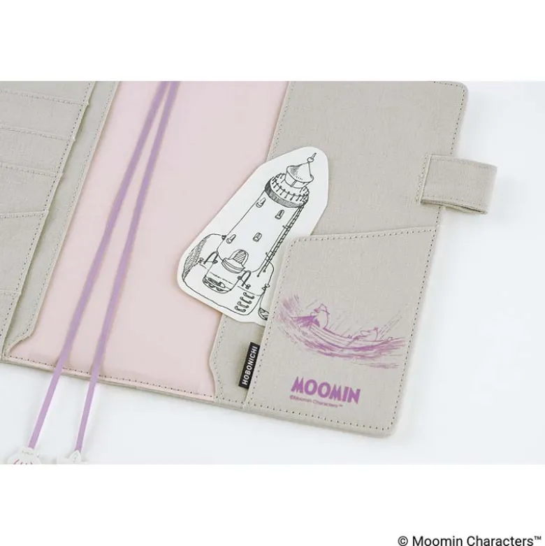 Hobonichi | Agenda Hobonichi Cousin A5 Moomin: My Yard (Pink Gray) 2027