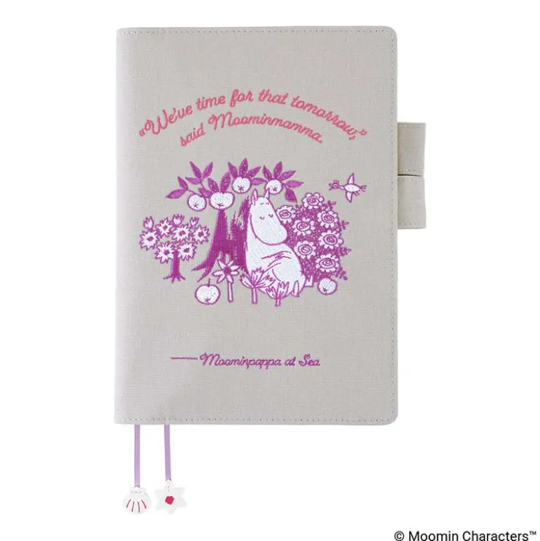 Hobonichi | Agenda Hobonichi Cousin A5 Moomin: My Yard (Pink Gray) 2027