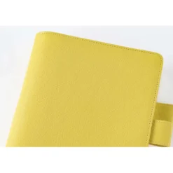 Hobonichi | Agenda Hobonichi Cousin A5 Leather: Brilliant Yellow 2027