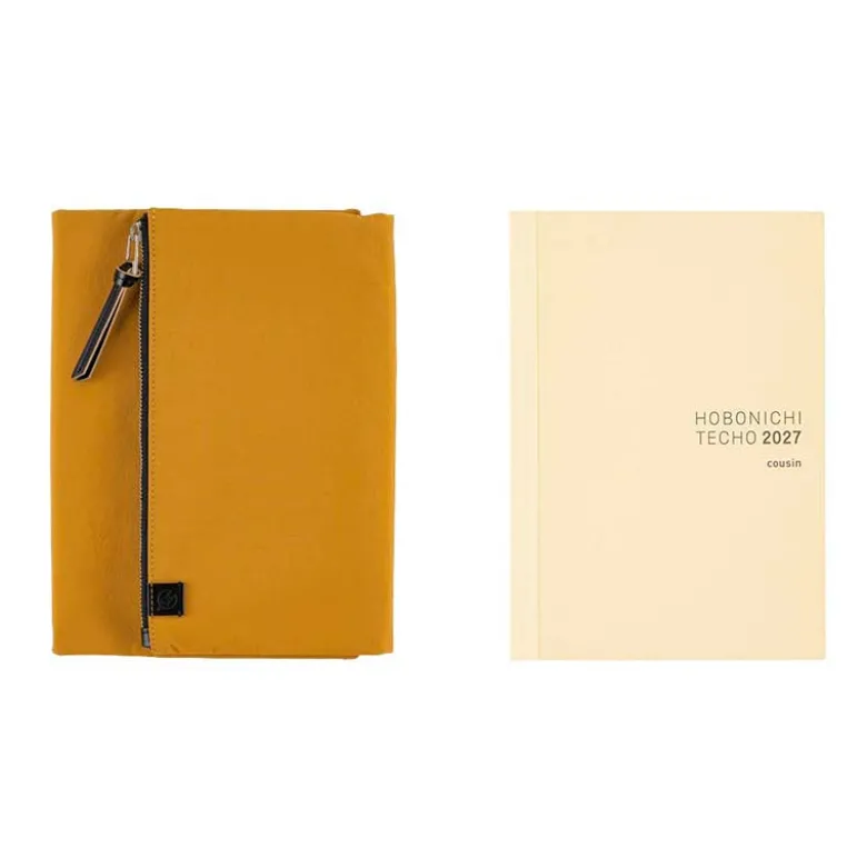 Hobonichi | Agenda Hobonichi Cousin A5 Tragen: Mustard 2027