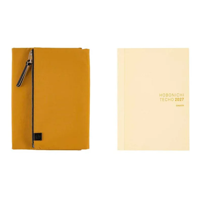 Hobonichi | Agenda Hobonichi Cousin A5 Tragen: Mustard 2027