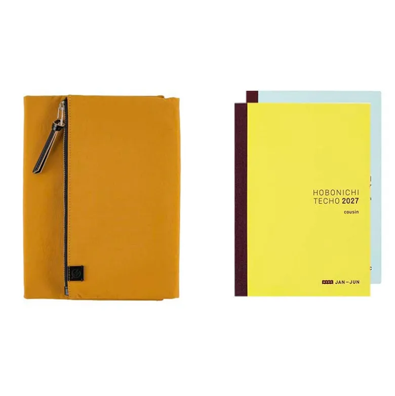 Hobonichi | Agenda Hobonichi Cousin A5 Tragen: Mustard 2027