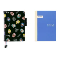 Hobonichi | Agenda Hobonichi Cousin A5 Candy Stripper: Random Dog & Cat (Black) 2027