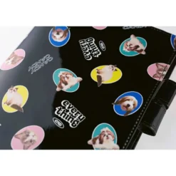 Hobonichi | Agenda Hobonichi Cousin A5 Candy Stripper: Random Dog & Cat (Black) 2027