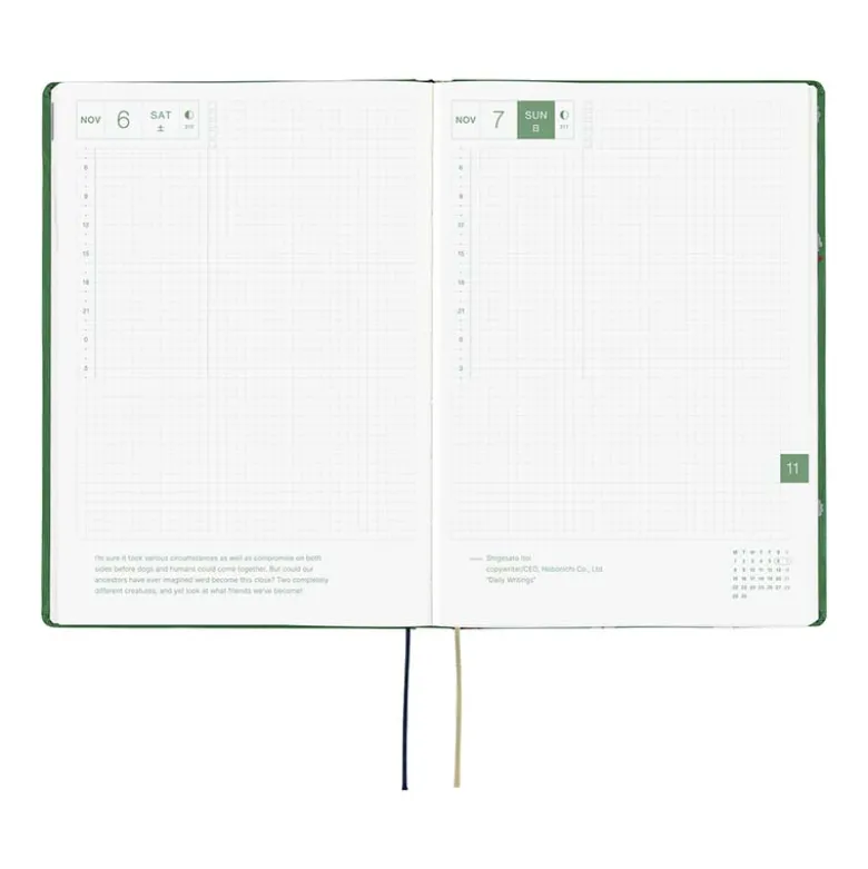 Hobonichi | Agenda Hobonichi HON A5 Bow & Tie: Sheep Sheep Sheep 2027
