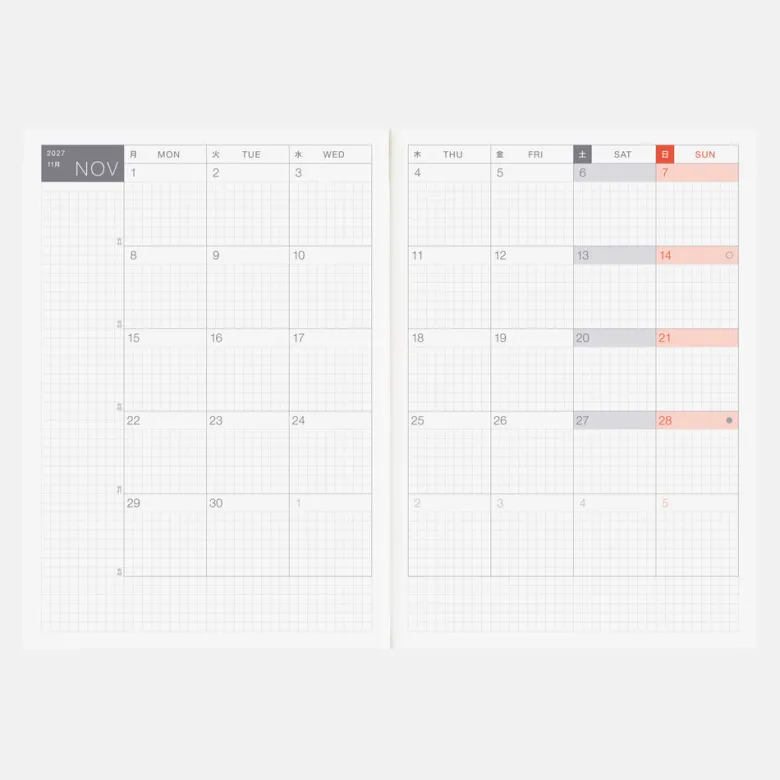 Hobonichi | Agenda Hobonichi HON A5 V&A Series: Vine 2027