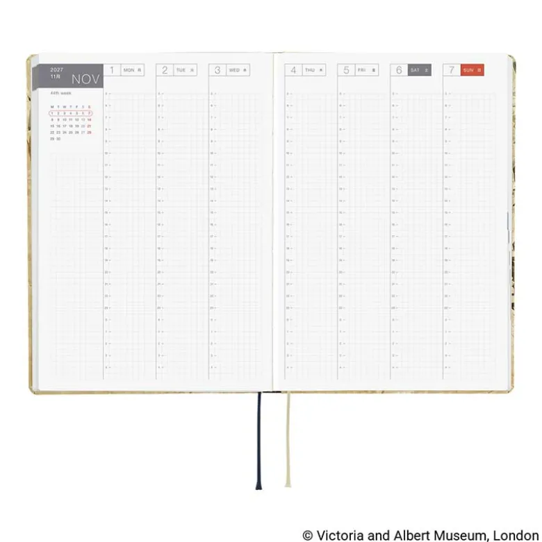 Hobonichi | Agenda Hobonichi HON A5 V&A Series: Vine 2027