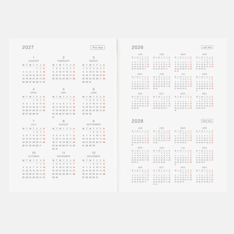 Hobonichi | Agenda Hobonichi HON A5 V&A Series: Vine 2027
