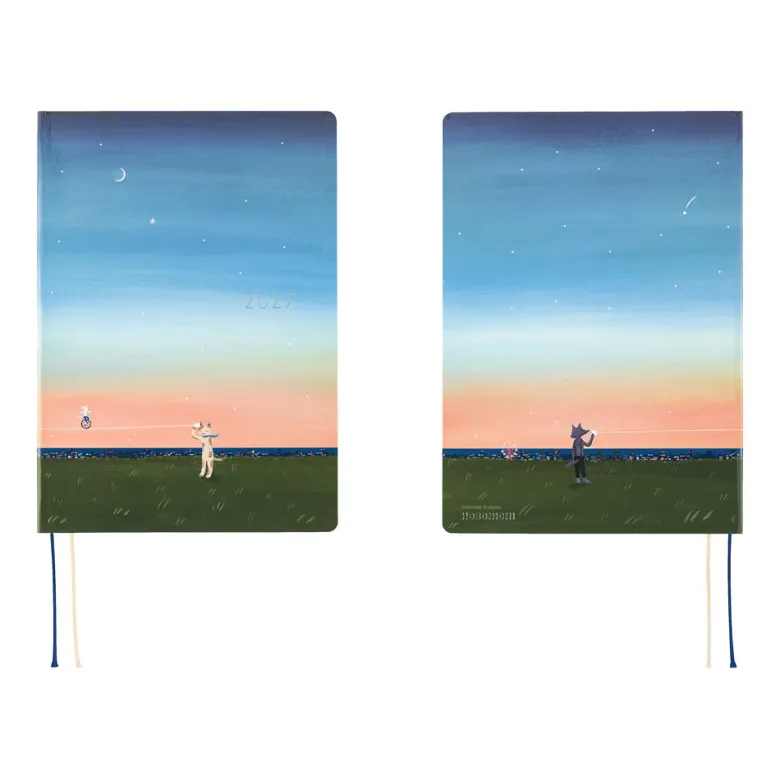 Hobonichi | Agenda Hobonichi HON A5 Hiroko Kubota: String Telephone Until the Moon is Full 2027
