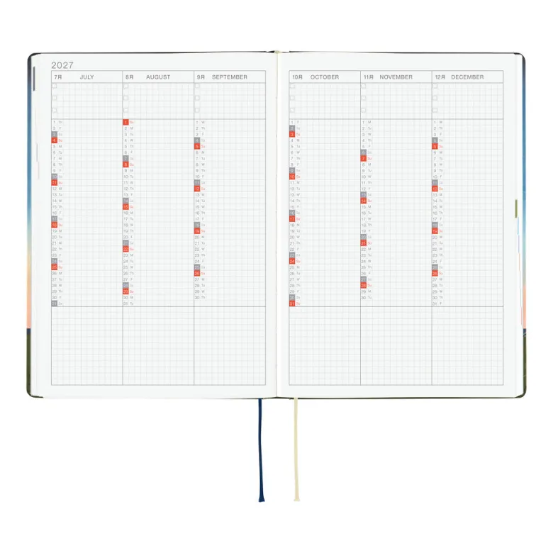 Hobonichi | Agenda Hobonichi HON A5 Hiroko Kubota: String Telephone Until the Moon is Full 2027