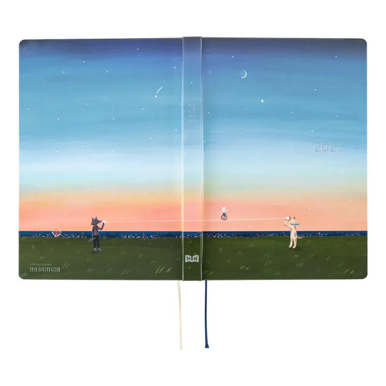 Hobonichi | Agenda Hobonichi HON A5 Hiroko Kubota: String Telephone Until the Moon is Full 2027