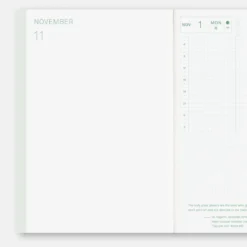 Hobonichi | Agenda Hobonichi HON A5 Slash Navy 2027