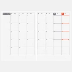 Hobonichi | Agenda Hobonichi HON A6 Bow & Tie: Sheep Sheep Sheep 2027