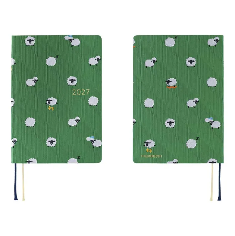 Hobonichi | Agenda Hobonichi HON A6 Bow & Tie: Sheep Sheep Sheep 2027