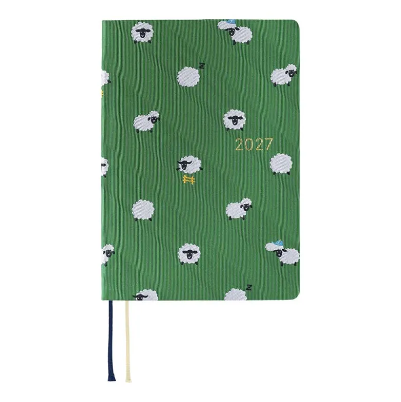 Hobonichi | Agenda Hobonichi HON A6 Bow & Tie: Sheep Sheep Sheep 2027