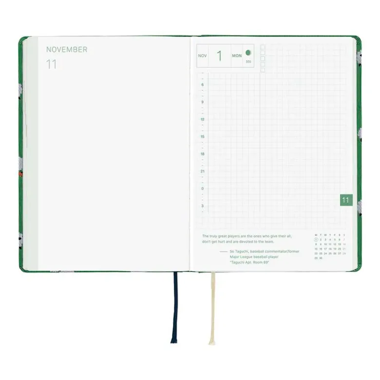 Hobonichi | Agenda Hobonichi HON A6 Bow & Tie: Sheep Sheep Sheep 2027