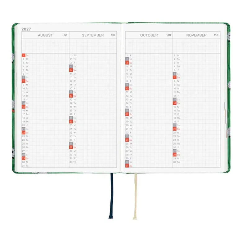 Hobonichi | Agenda Hobonichi HON A6 Bow & Tie: Sheep Sheep Sheep 2027