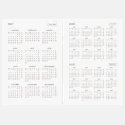 Hobonichi | Agenda Hobonichi HON A6 Bow & Tie: Sheep Sheep Sheep 2027