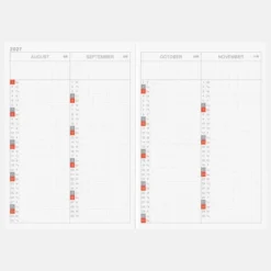 Hobonichi | Agenda Hobonichi HON A6 Bow & Tie: Sheep Sheep Sheep 2027