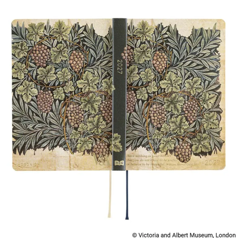 Hobonichi | Agenda Hobonichi HON A6 V&A Series: Vine 2027