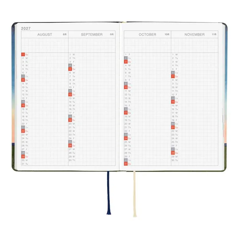 Hobonichi | Agenda Hobonichi HON A6 Hiroko Kubota: String Telephone Until the Moon is Full 2027