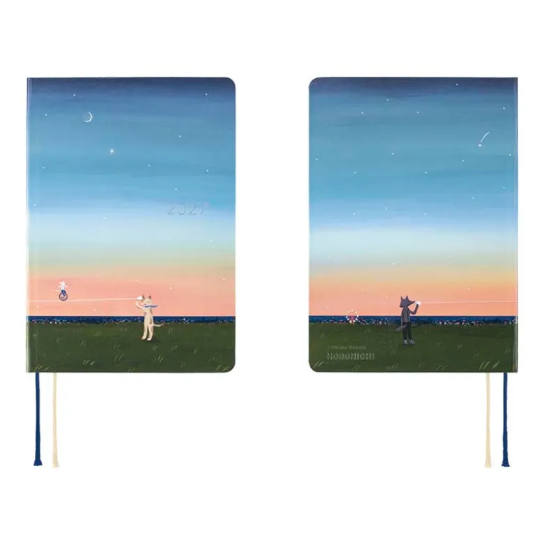 Hobonichi | Agenda Hobonichi HON A6 Hiroko Kubota: String Telephone Until the Moon is Full 2027