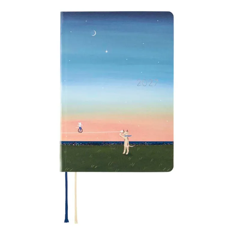 Hobonichi | Agenda Hobonichi HON A6 Hiroko Kubota: String Telephone Until the Moon is Full 2027