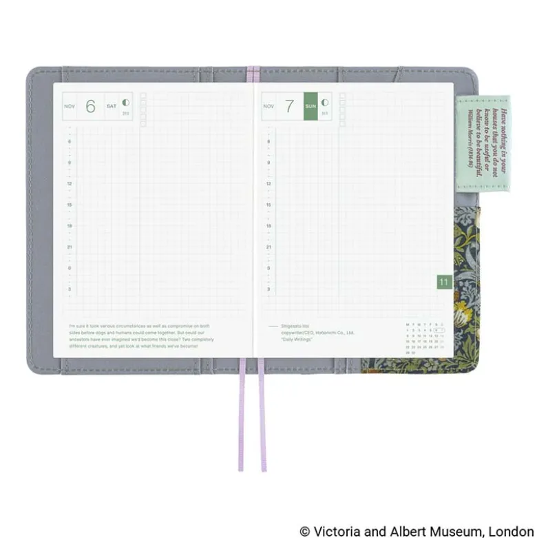 Hobonichi | Agenda Hobonichi Techo A6 V&A Series: Strawberry Thief 2027