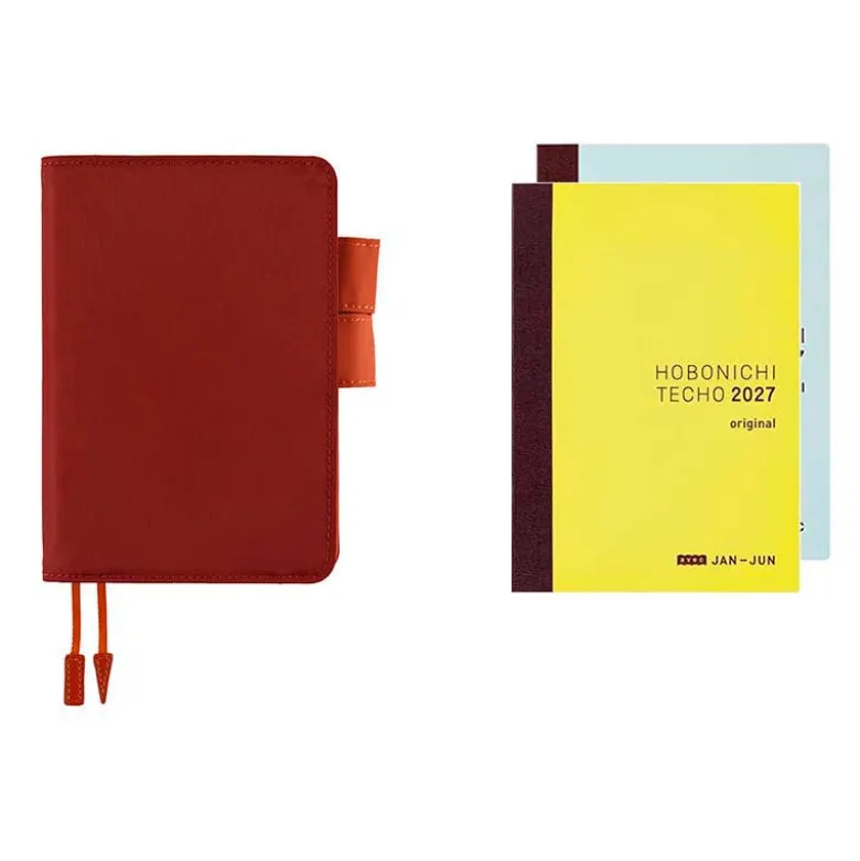 Hobonichi | Agenda Hobonichi Techo A6 Colors Bordeaux Teracotta 2027