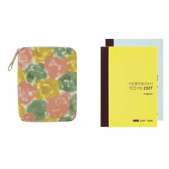 Hobonichi | Agenda Hobonichi Techo A6 Mina Perhonen: glass flower (Pink Mix) 2027