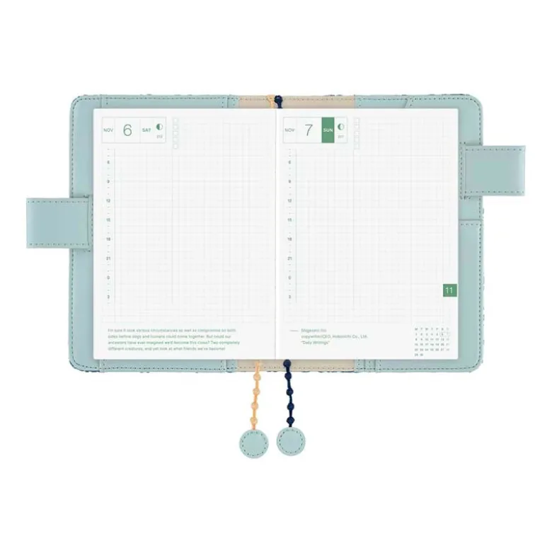 Hobonichi | Agenda Hobonichi Techo A6 mina perhonen: felice (Blue) 2027