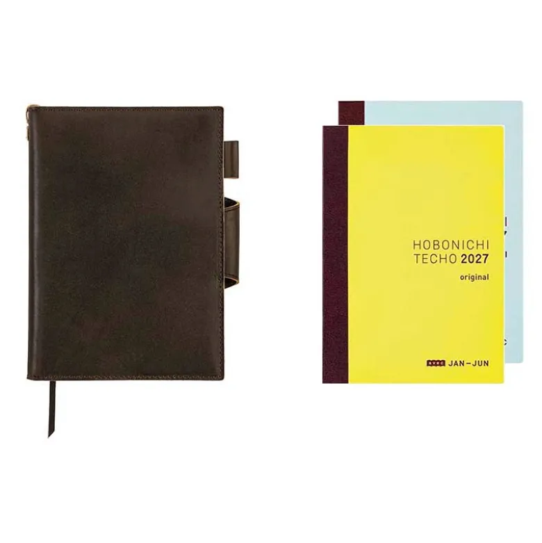 Hobonichi | Agenda Hobonichi Techo A6 Arts&Science: Wax Coating Kip 2027