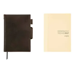 Hobonichi | Agenda Hobonichi Techo A6 Arts&Science: Wax Coating Kip 2027