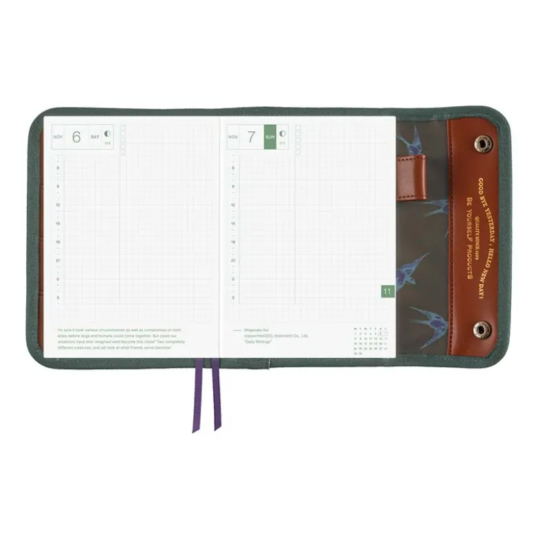 Hobonichi | Agenda Hobonichi Techo A6 Natal Design: Hello New Day! (Camo) 2027