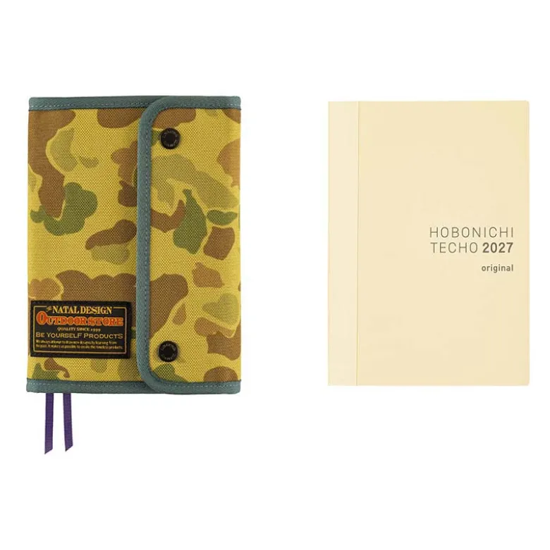 Hobonichi | Agenda Hobonichi Techo A6 Natal Design: Hello New Day! (Camo) 2027