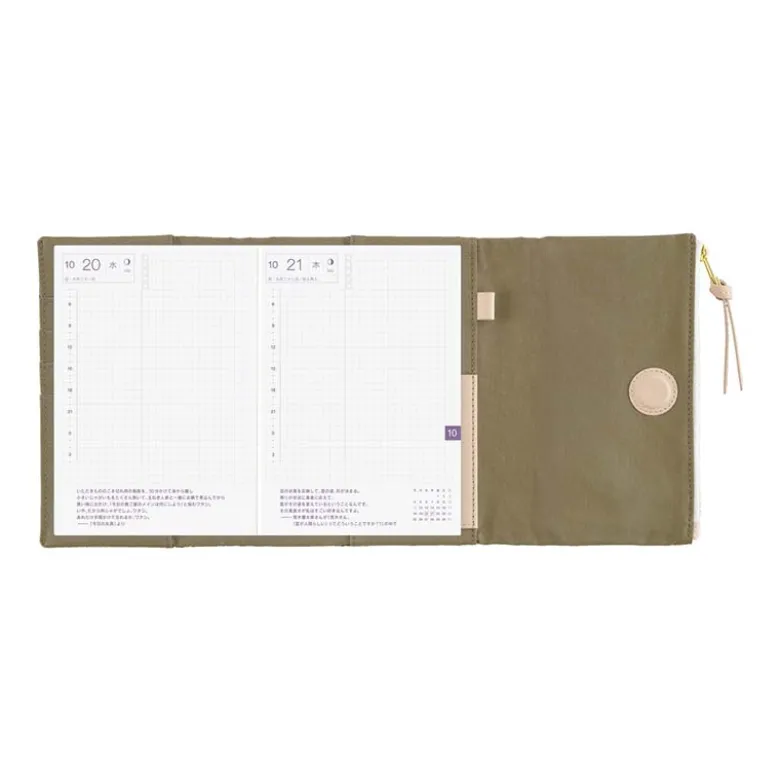 Hobonichi | Agenda Hobonichi Techo A6 Tragen: Bitter Plaid 2027
