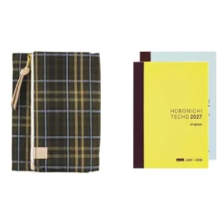 Hobonichi | Agenda Hobonichi Techo A6 Tragen: Bitter Plaid 2027