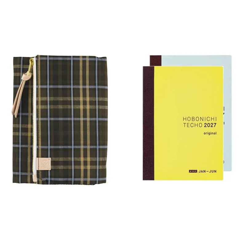 Hobonichi | Agenda Hobonichi Techo A6 Tragen: Bitter Plaid 2027