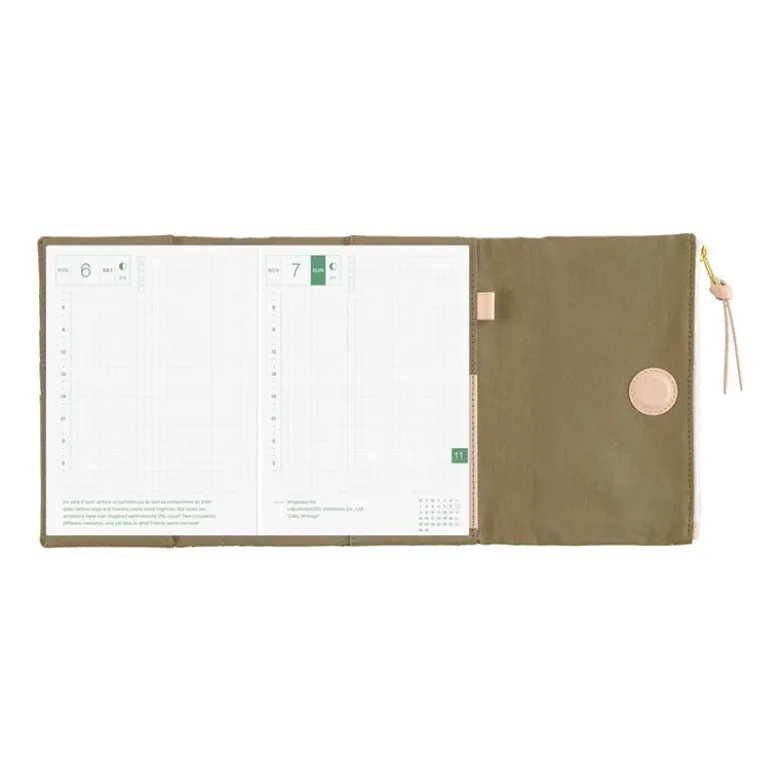 Hobonichi | Agenda Hobonichi Techo A6 Tragen: Bitter Plaid 2027