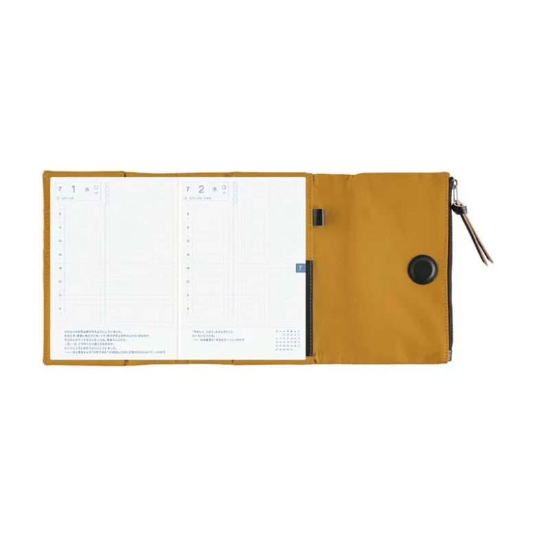 Hobonichi | Agenda Hobonichi Techo A6 Tragen: Mustard 2027