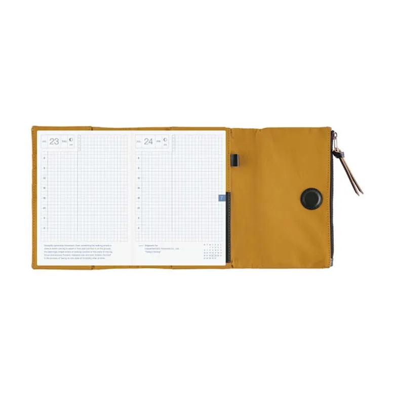 Hobonichi | Agenda Hobonichi Techo A6 Tragen: Mustard 2027