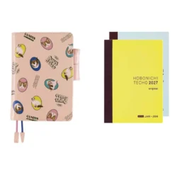 Hobonichi | Agenda Hobonichi Techo A6 Candy Stripper: Random Dog & Cat (Pink) 2027