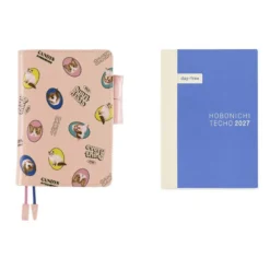 Hobonichi | Agenda Hobonichi Techo A6 Candy Stripper: Random Dog & Cat (Pink) 2027
