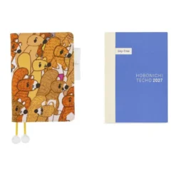 Hobonichi | Agenda Hobonichi Techo A6 100%ORANGE: Squirrel Squadron 2027