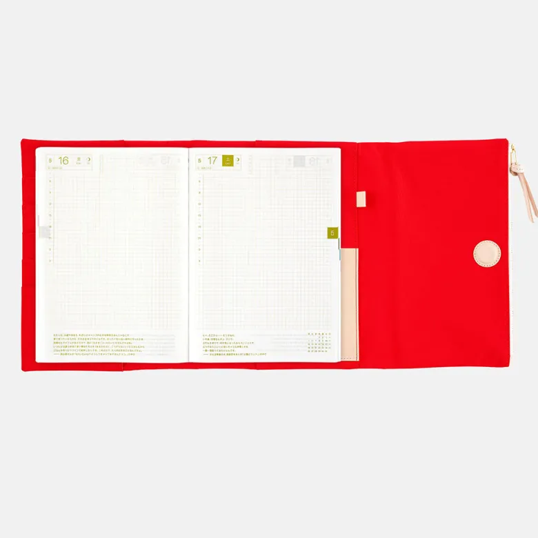 Hobonichi | Agenda Hobonichi Techo A6 Tragen Red 2027