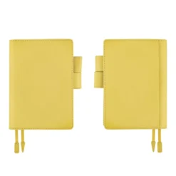 Hobonichi | Agenda Hobonichi Techo A6 Leather: Brilliant Yellow 2027