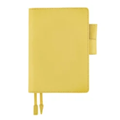 Hobonichi | Agenda Hobonichi Techo A6 Leather: Brilliant Yellow 2027
