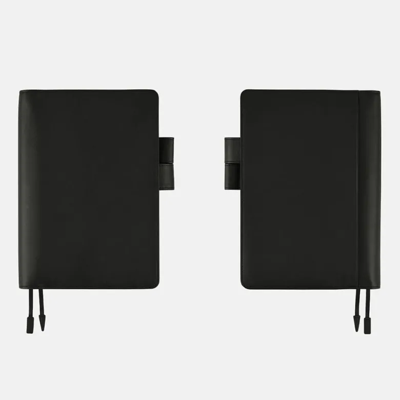 Hobonichi | Agenda Hobonichi Techo A6 Leather: TS Basic Black 2027